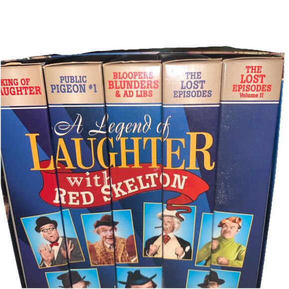 1997 Red Skelton A Legend of Laughter 5 VHS Collector Series Boxed Set Sealed! - Picture 8 of 8